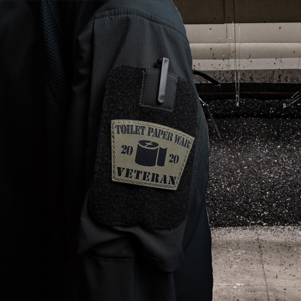 Toilet Paper War Veteran Patch